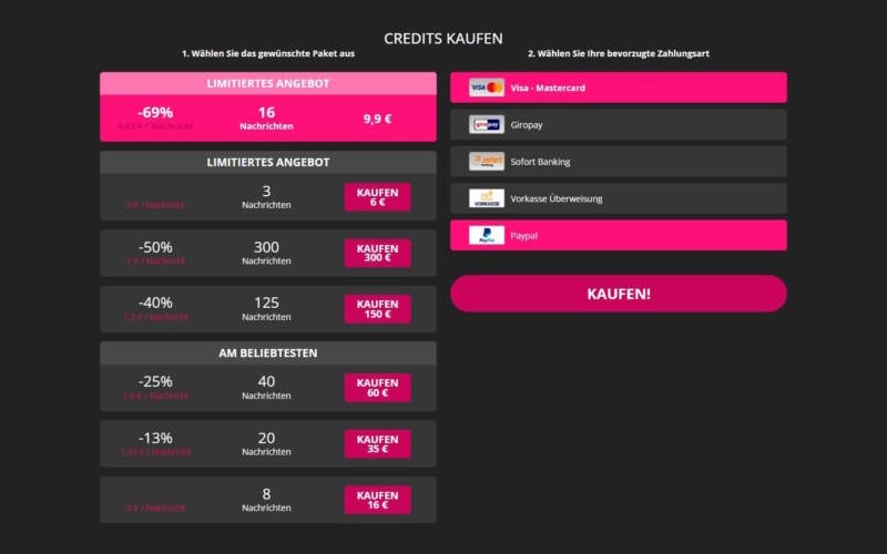 IntimesVerlangen.com Kosten