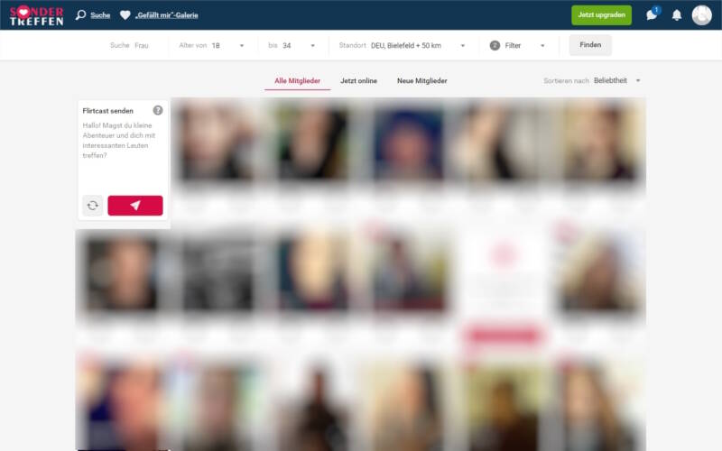 SonderTreffen.com Mitgliederbereich