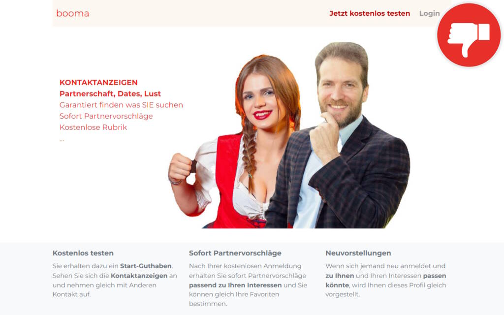Testbericht Booma-Dating.com Abzocke