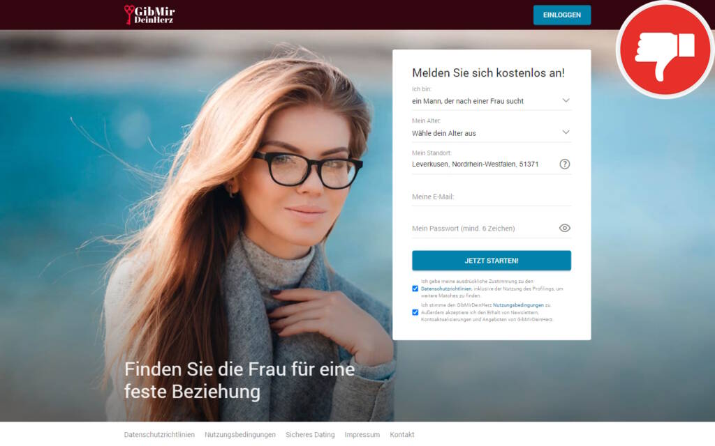 Testbericht GibMirDeinHerz.com Abzocke