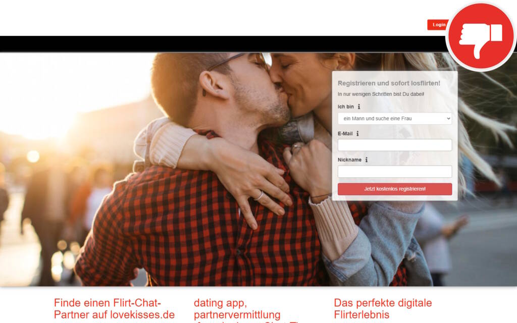 Testbericht LoveKisses.de Abzocke