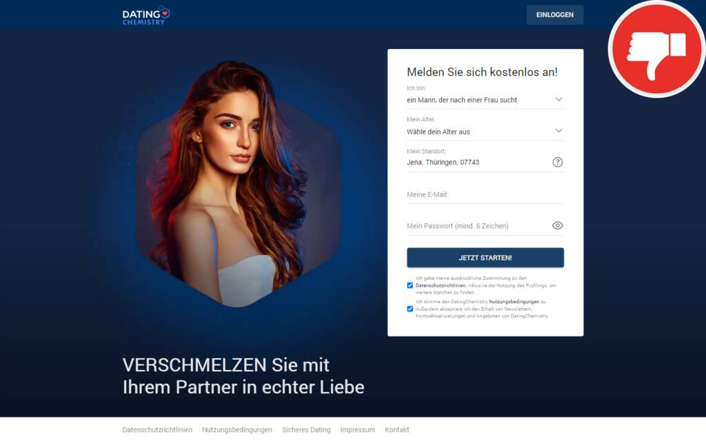 Testbericht DatingChemistry.com Abzocke
