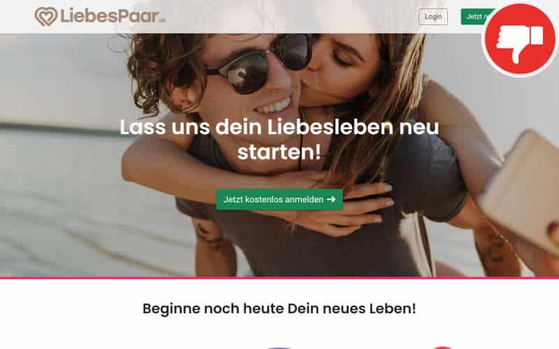 Testbericht LiebesPaar.de Abzocke