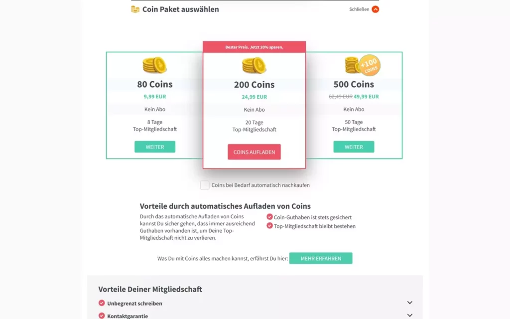 fGehen.com - Kosten Coins