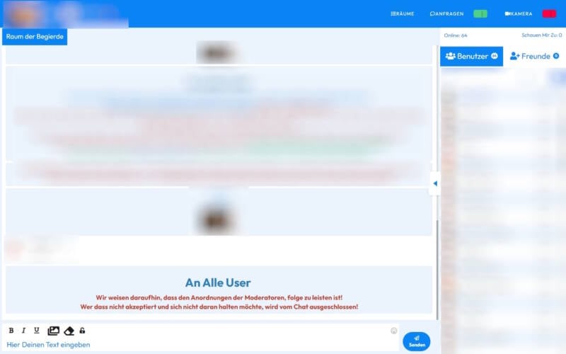 ChatGo.de Mitgliederbereich