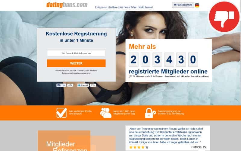 DatingHaus.com Erfahrungen Abzocke