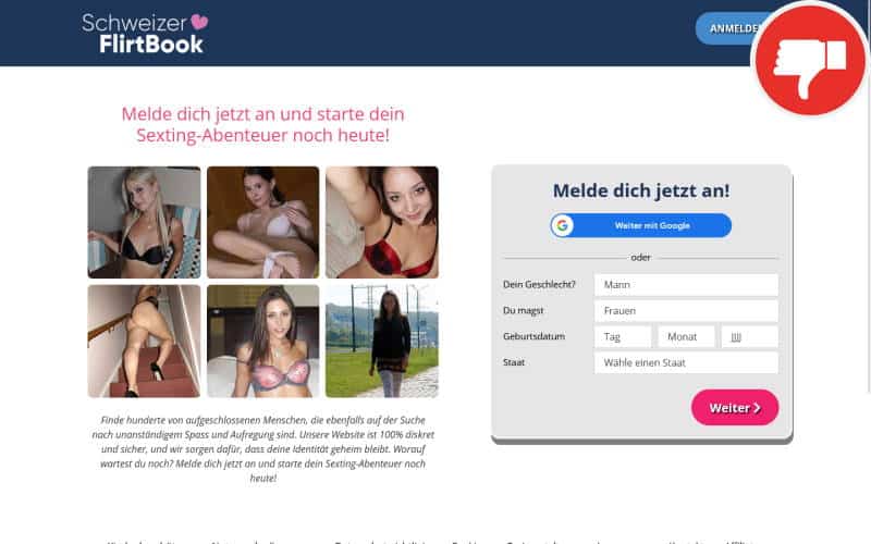 SchweizerFlirtBook.com Erfahrungen Abzocke