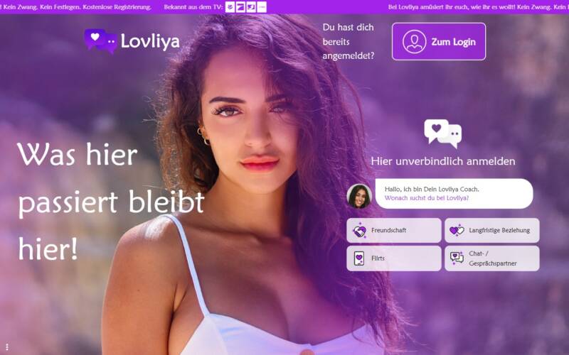 LovliYa.de Startseite Testbericht