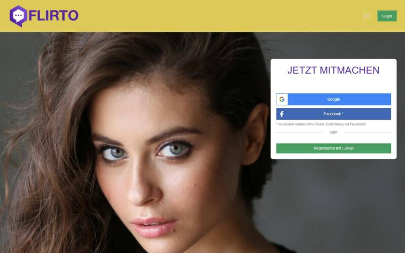 Flirto.com Startseite Testbericht