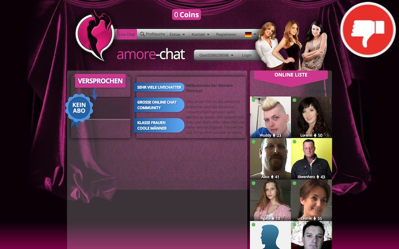 Testbericht Amore-Chat.com Abzocke