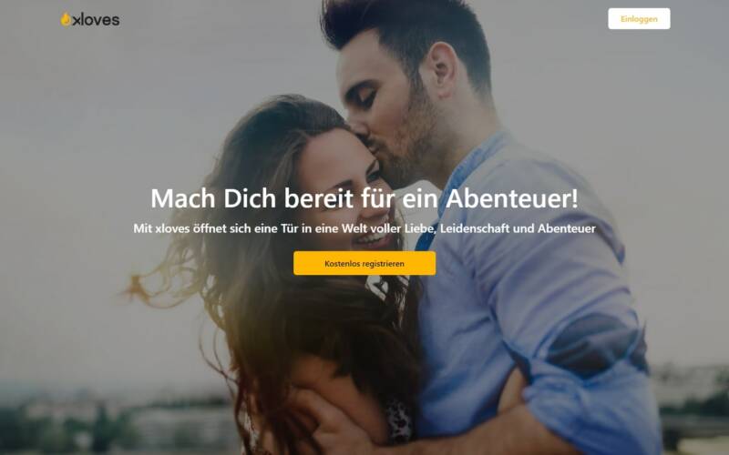 xLoves.com Startseite Testbericht