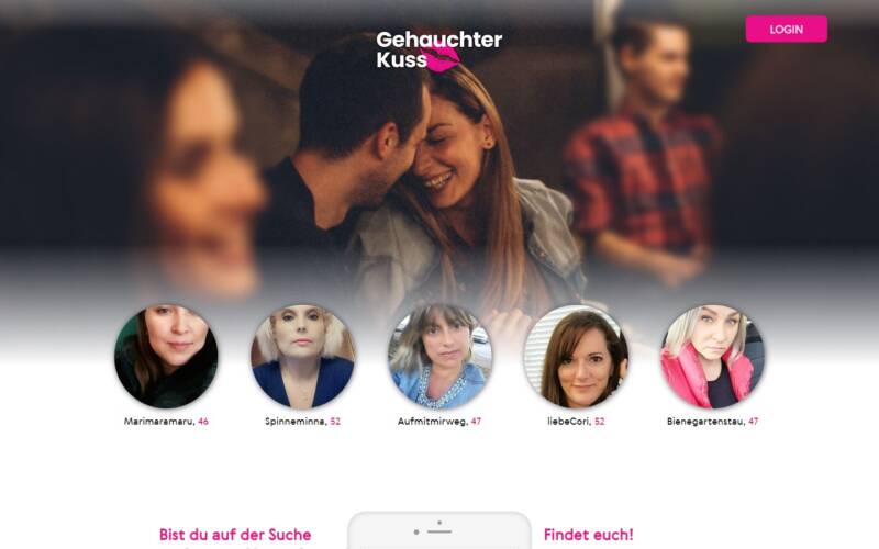 GehauchterKuss.com Startseite Testbericht