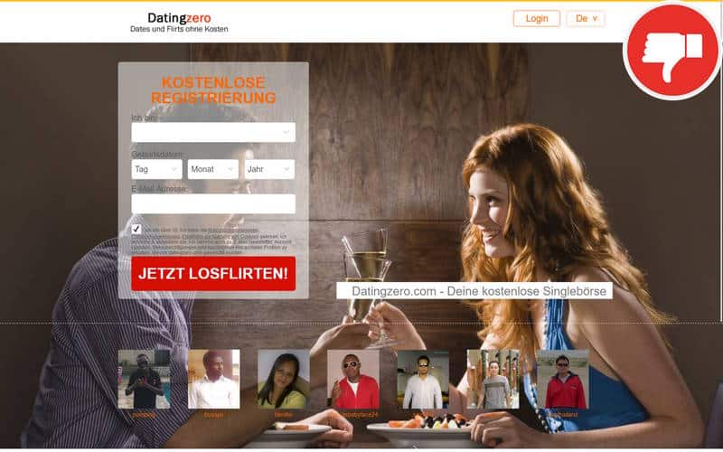 DatingZero.com Erfahrungen Abzocke