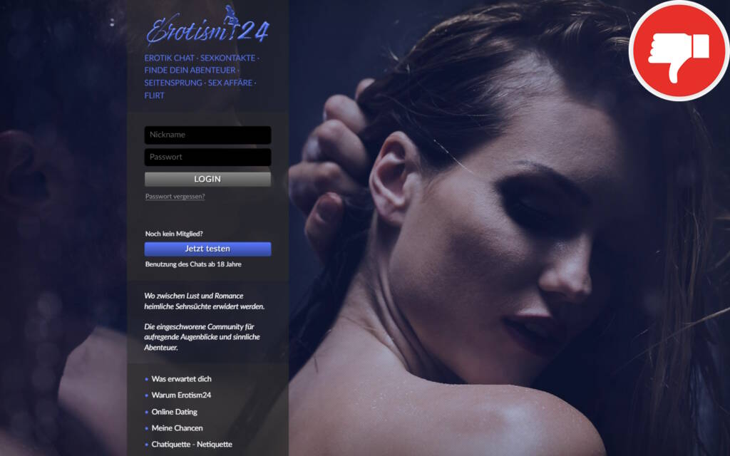 Testbericht Erotism24.de Abzocke