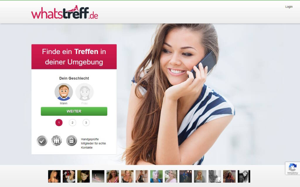 WhatsTreff.de Startseite Testbericht
