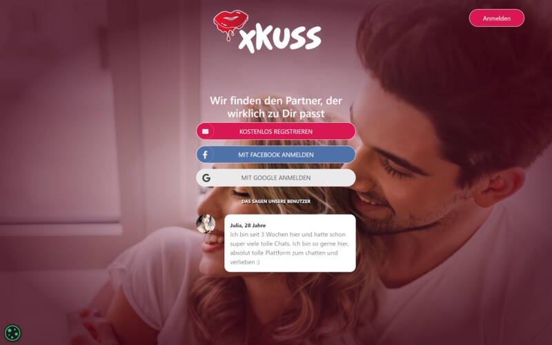 xkuss.com Startseite Testbericht