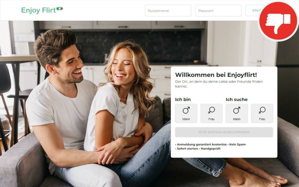 Testbericht EnjoyFlirt.com Abzocke