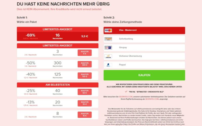 Testbericht ReifeFrauenNebenan.com Kosten