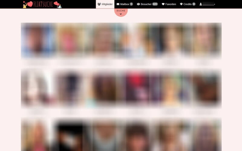 FlirtSuche.com Mitgliederbereich