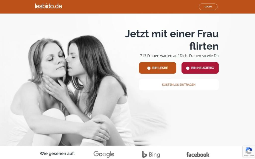 Lesbido.de Startseite Testbericht