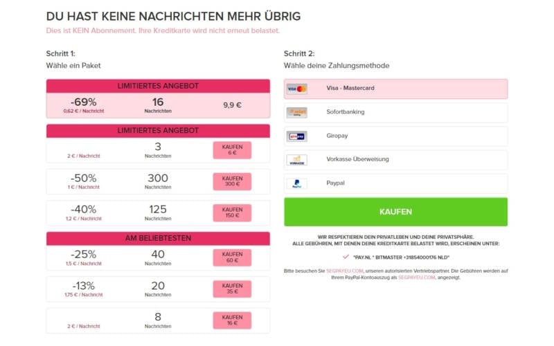 MehrAlsNurNachbarn.com Kosten