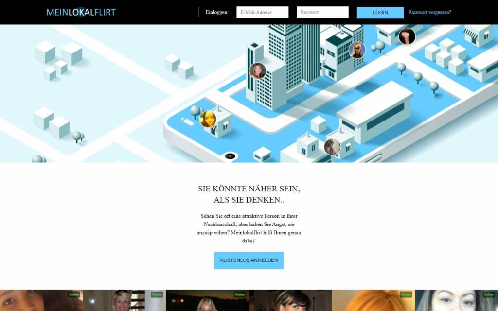 MeinLokalFlirt.com Starseite Testbericht