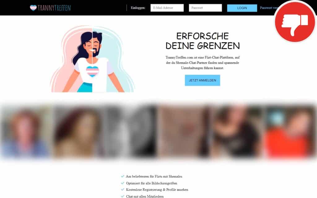Testbericht TrannyTreffen.com Abzocke