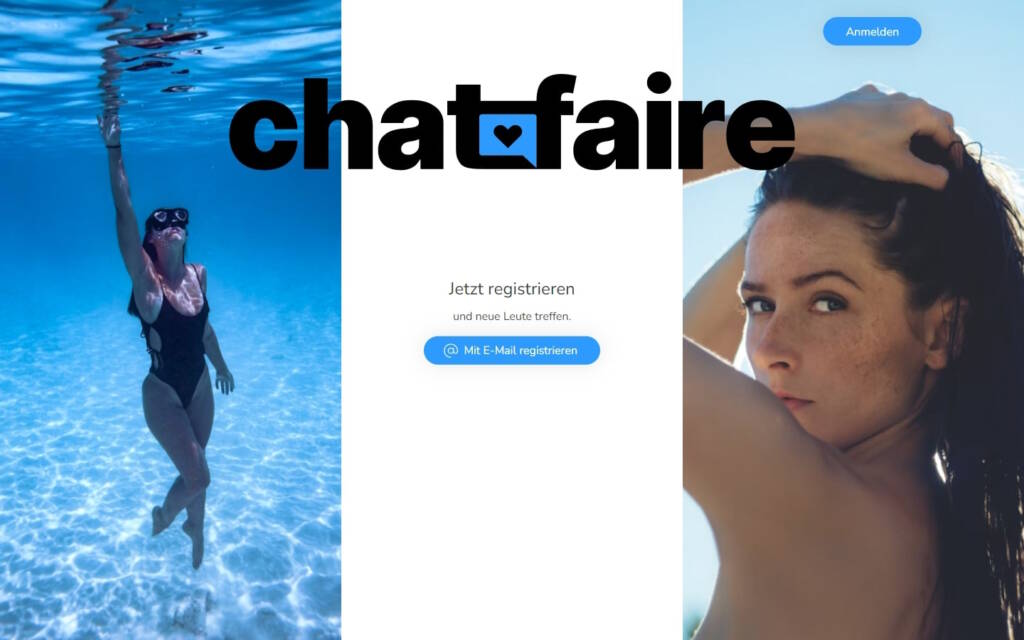 ChatFaire.com Startseite Testbericht
