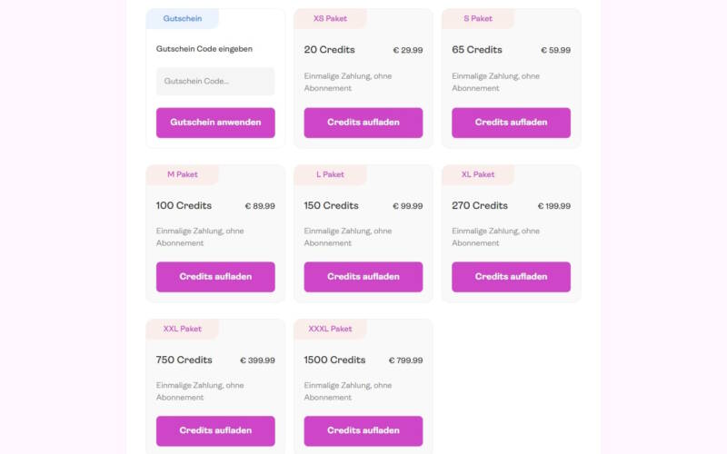 GeilUndWild.de Kosten