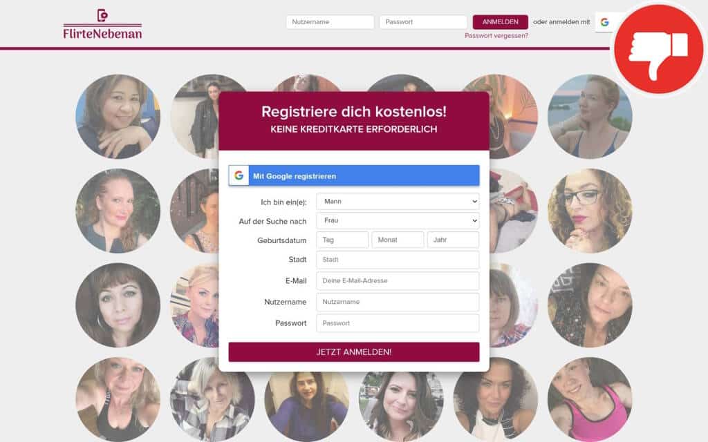 Testbericht FlirteNebenan.com Abzocke