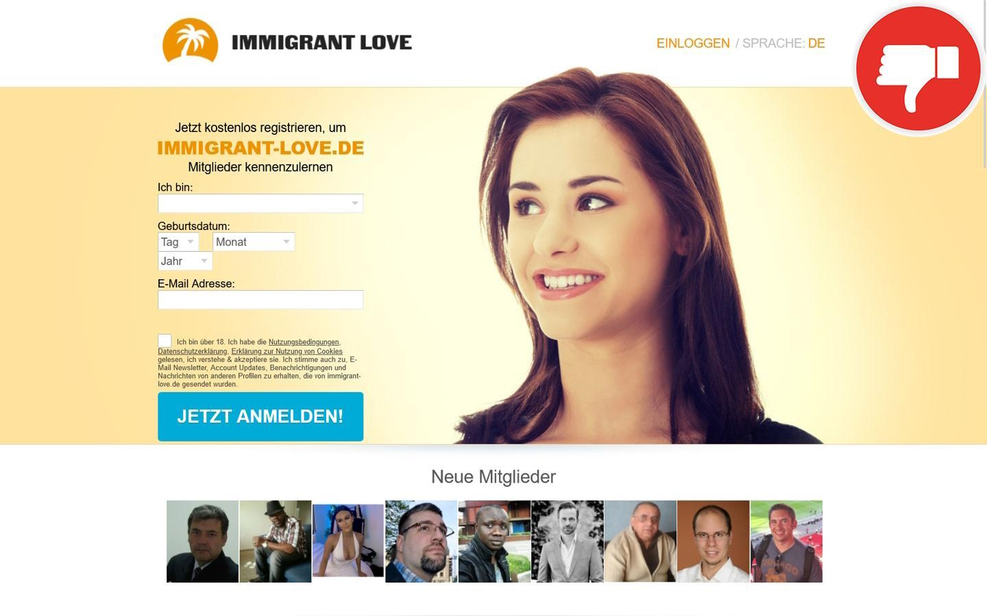 Testbericht Immigrant-Love.de Abzocke