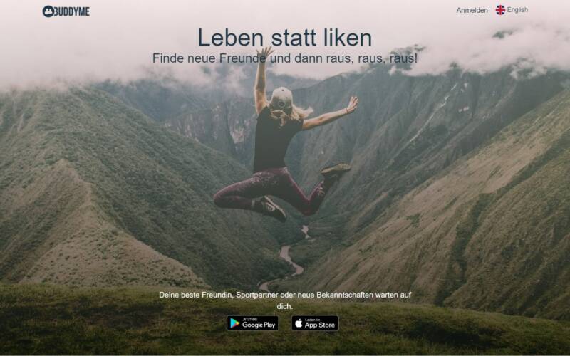 BuddyMe.me Startseite Testbericht