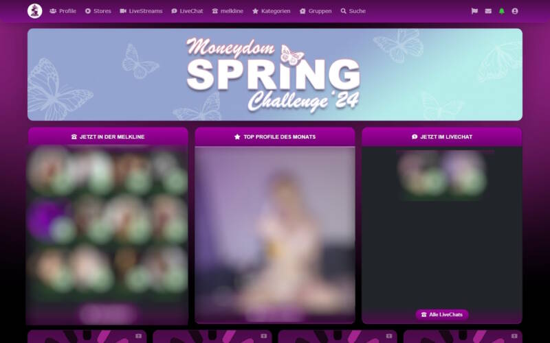 MoneyDomDirectory.com Mitgliederbereich