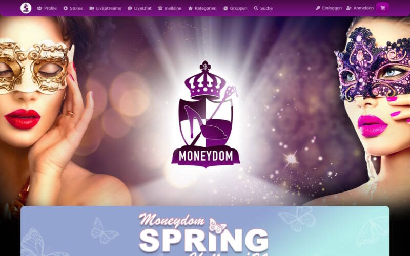 MoneyDomDirectory.com Testbericht Startseite