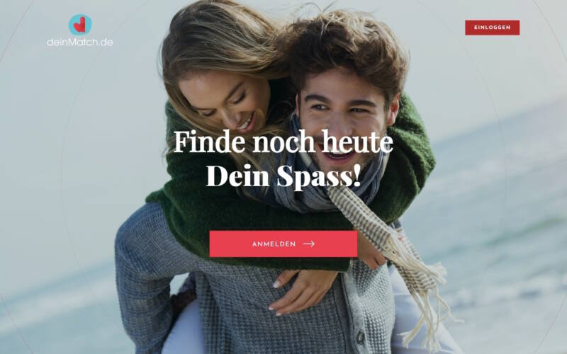 DeinMatch.de Startseite Testbericht