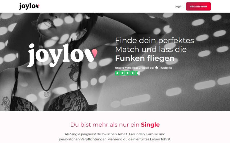 JoyLov.de Startseite Testbericht