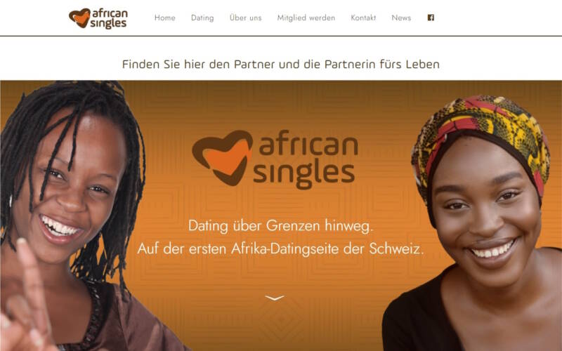 AfricanSingles.ch Startseite Testbericht