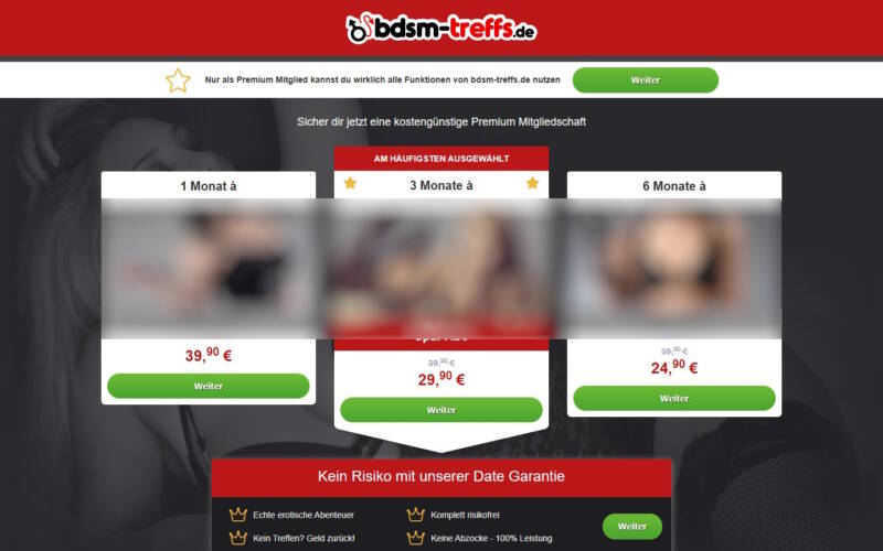 BDSM-Treffs.de Kosten