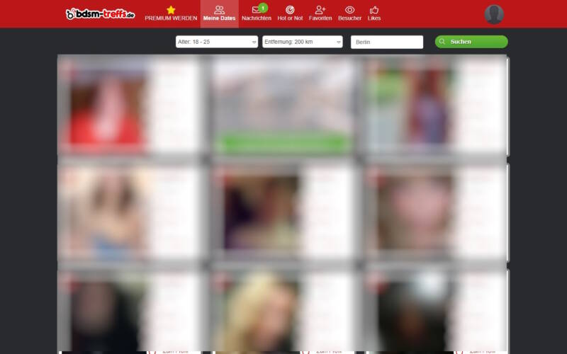 BDSM-Treffs.de Mitgliederbereich