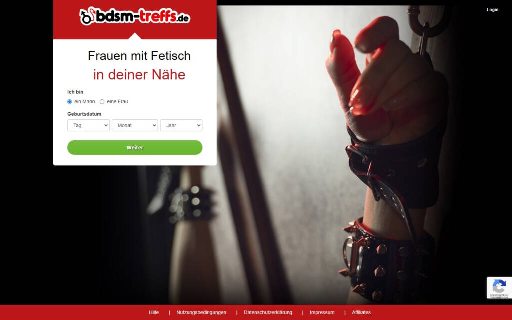 BDSM-Treffs.de Startseite Testbericht