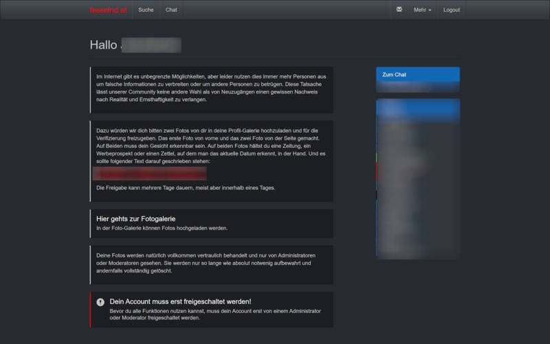 Fesselnd.at Mitgliederbereich