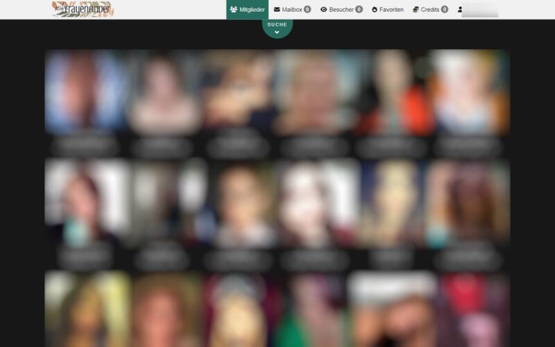 ReifeFrauenFinder.com Mitgliederbereich