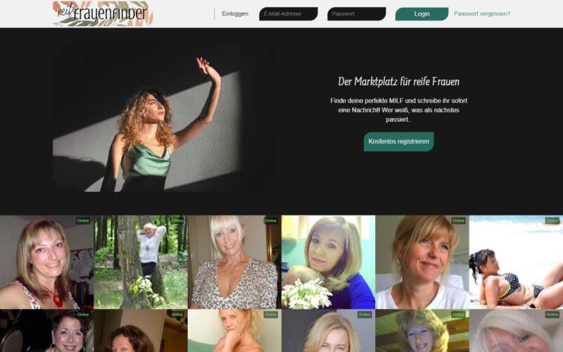 ReifeFrauenFinder.com Starseite Testbericht