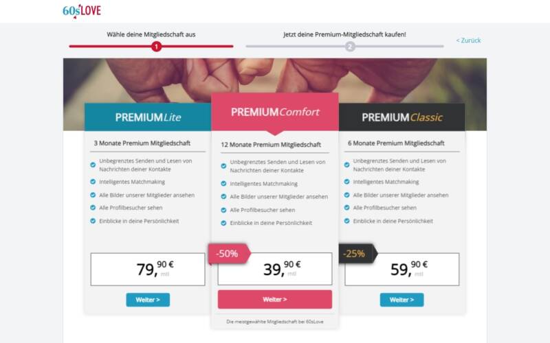 60sLove.de Kosten