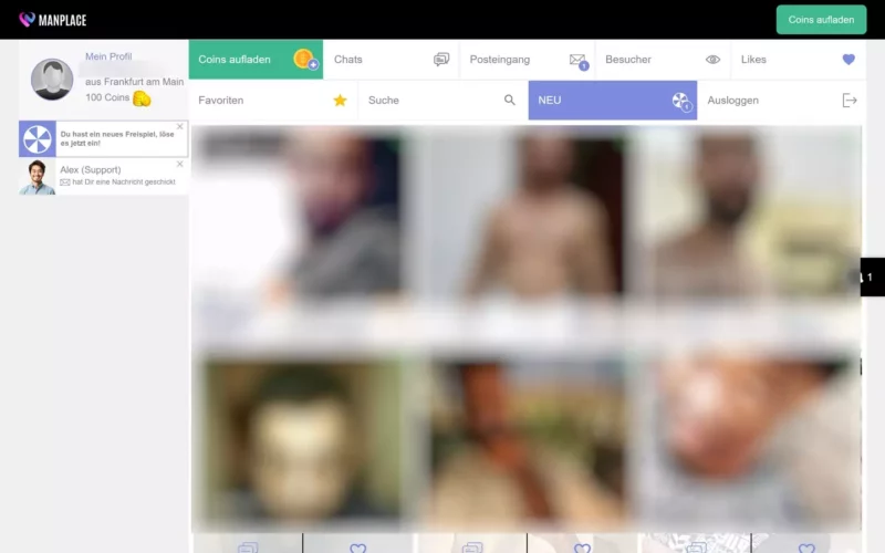 ManPlace.com Mitgliederbereich