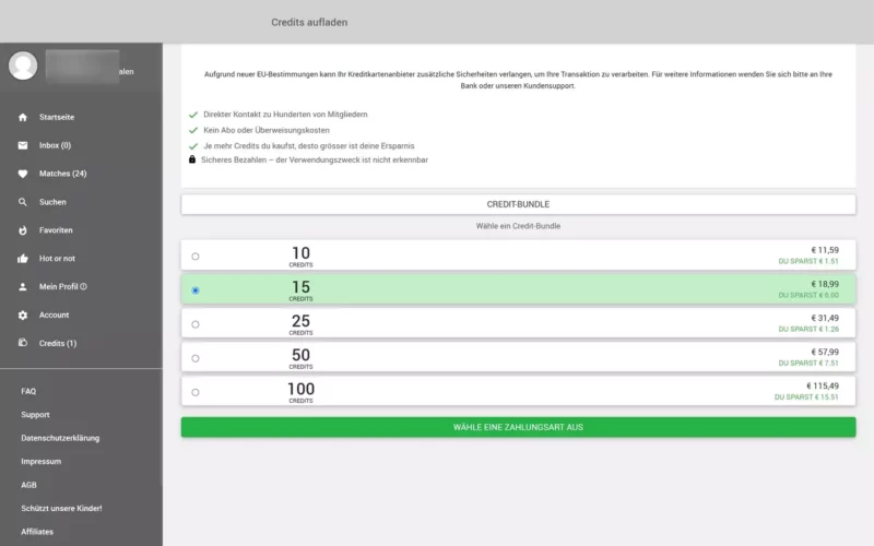 SecretPartner.de Kosten