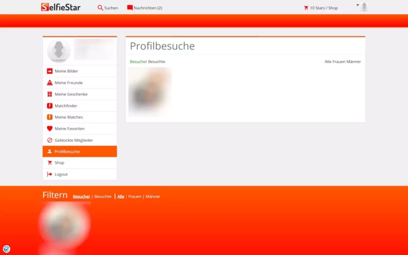 SelfiSstar.net Mitgliederbereich