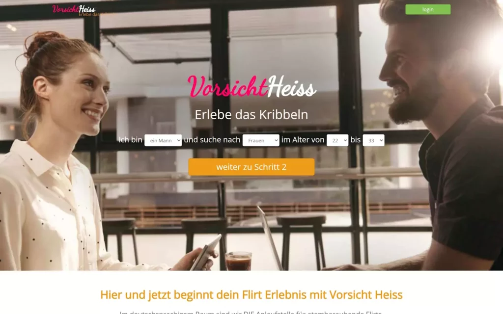 Startseite VorsichtHeiss.com Testbericht