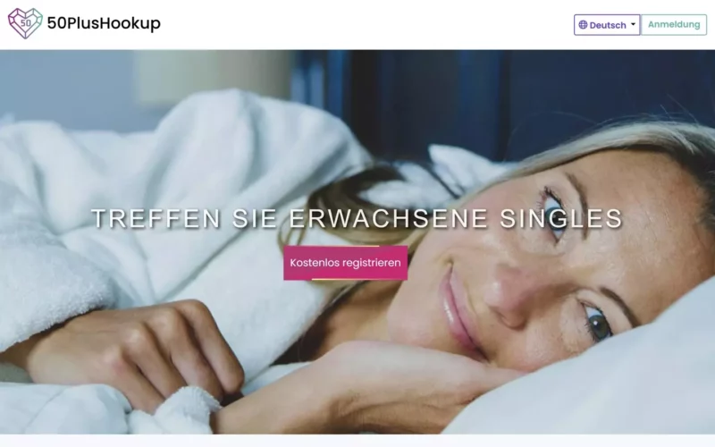 Testbericht 50PlusHookUp.com Erfahrung