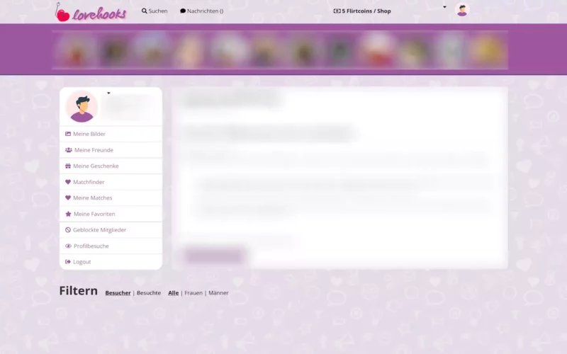 LoveHooks.net Mitgliederbereich